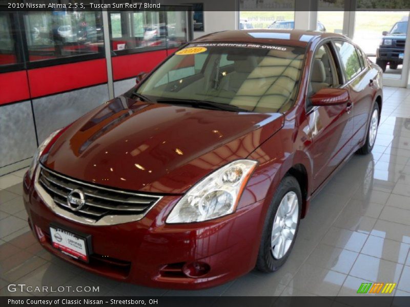 Tuscan Sun Red / Blond 2010 Nissan Altima 2.5 S