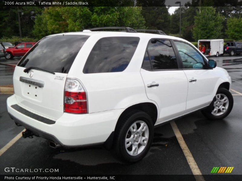 Taffeta White / Saddle/Black 2006 Acura MDX