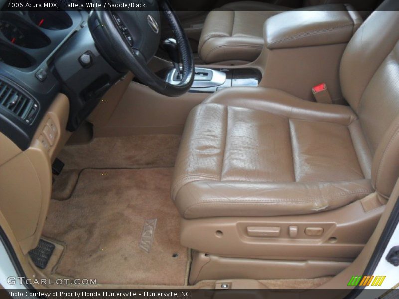 Taffeta White / Saddle/Black 2006 Acura MDX