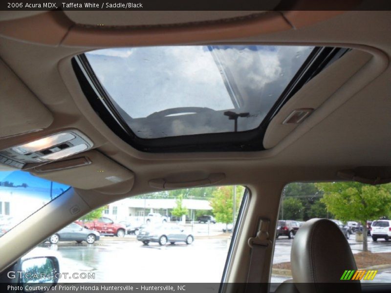 Taffeta White / Saddle/Black 2006 Acura MDX