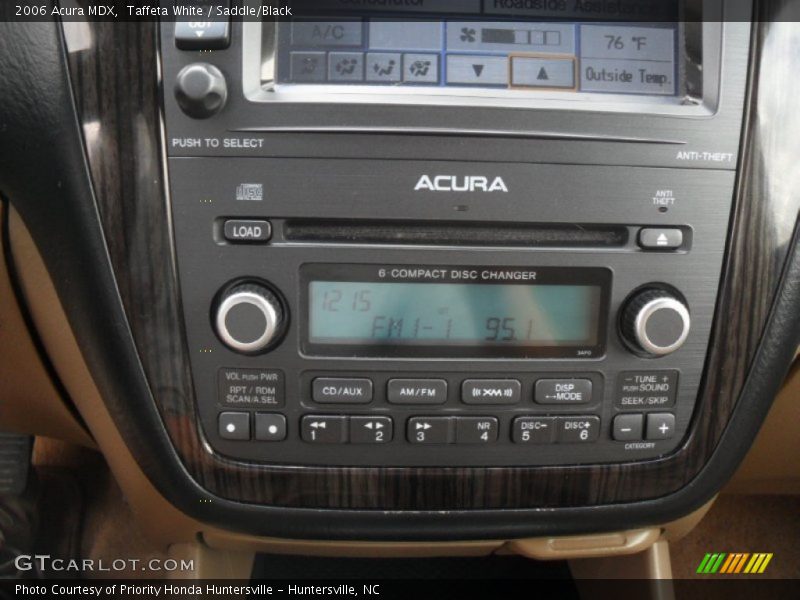Taffeta White / Saddle/Black 2006 Acura MDX
