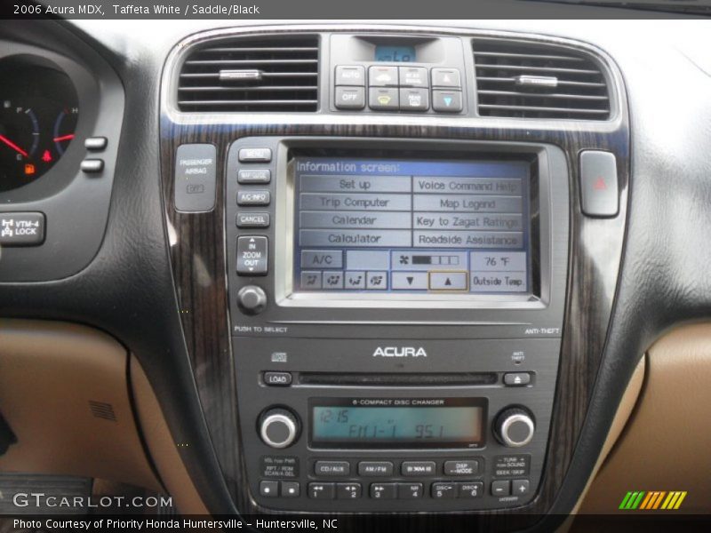 Taffeta White / Saddle/Black 2006 Acura MDX