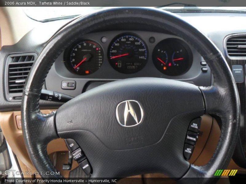 Taffeta White / Saddle/Black 2006 Acura MDX