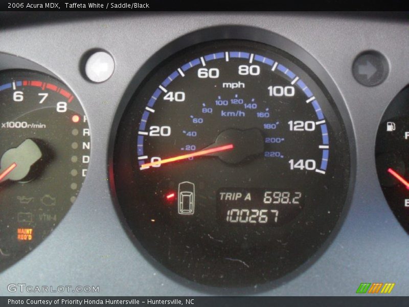 Taffeta White / Saddle/Black 2006 Acura MDX