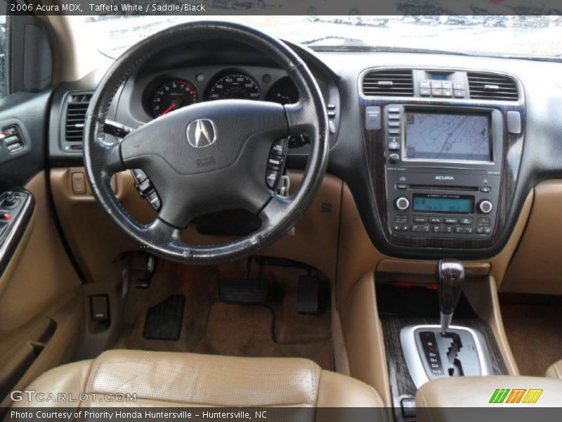 Taffeta White / Saddle/Black 2006 Acura MDX