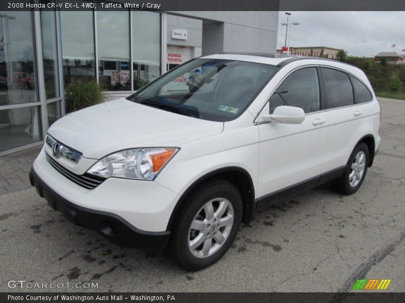 Taffeta White / Gray 2008 Honda CR-V EX-L 4WD