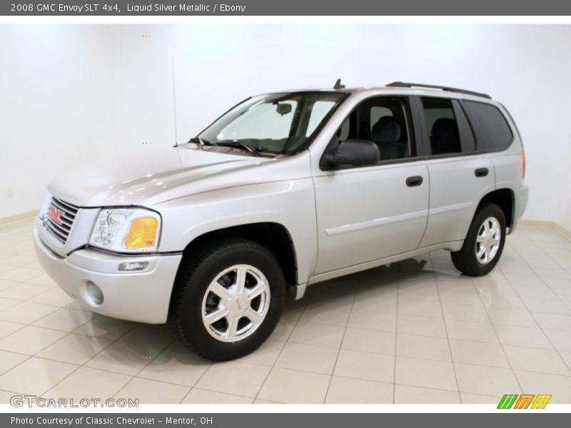 Liquid Silver Metallic / Ebony 2008 GMC Envoy SLT 4x4