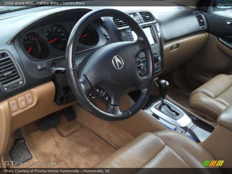 Taffeta White / Saddle/Black 2006 Acura MDX