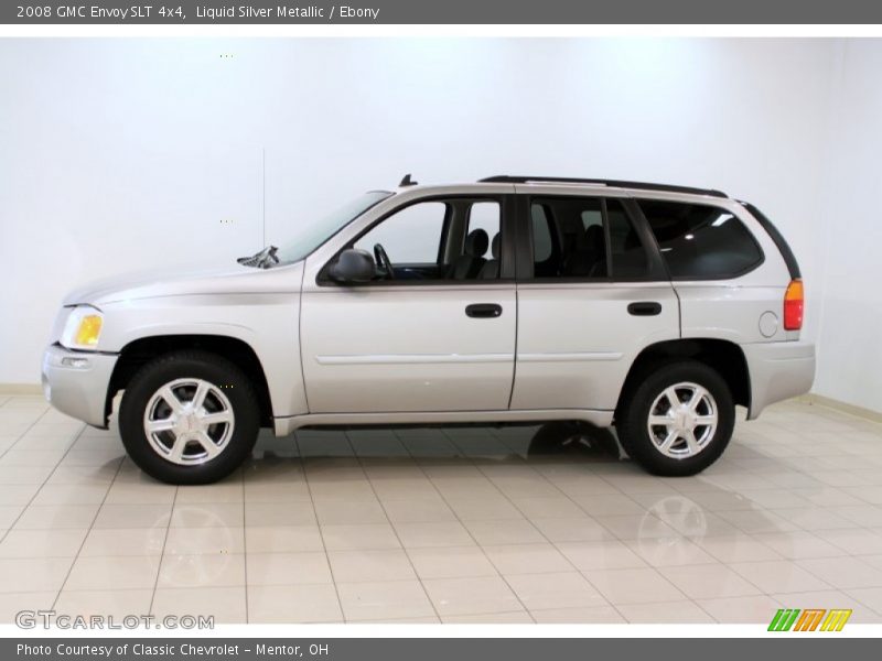 Liquid Silver Metallic / Ebony 2008 GMC Envoy SLT 4x4