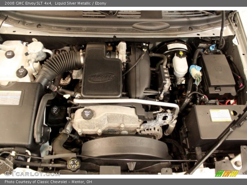Liquid Silver Metallic / Ebony 2008 GMC Envoy SLT 4x4