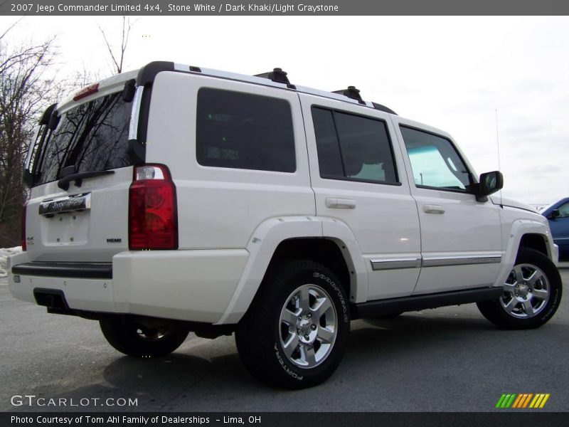 Stone White / Dark Khaki/Light Graystone 2007 Jeep Commander Limited 4x4