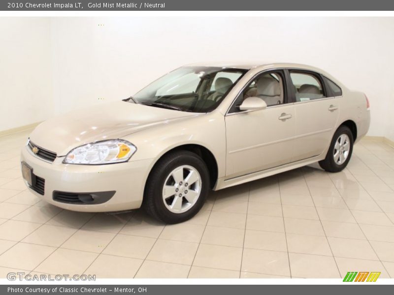 Gold Mist Metallic / Neutral 2010 Chevrolet Impala LT