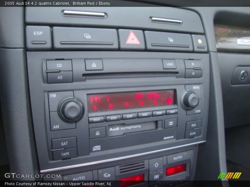 Audio System of 2005 S4 4.2 quattro Cabriolet