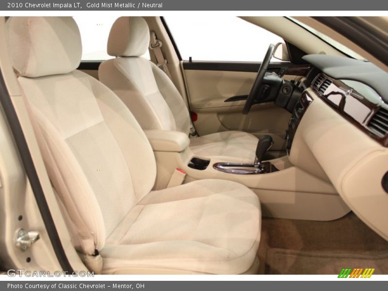 Gold Mist Metallic / Neutral 2010 Chevrolet Impala LT