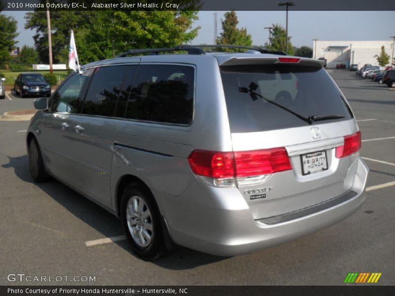 Alabaster Silver Metallic / Gray 2010 Honda Odyssey EX-L