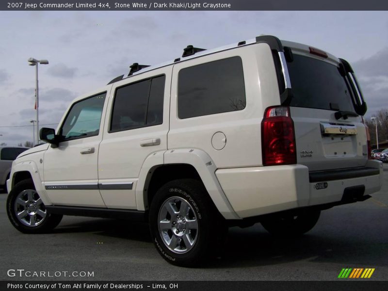 Stone White / Dark Khaki/Light Graystone 2007 Jeep Commander Limited 4x4