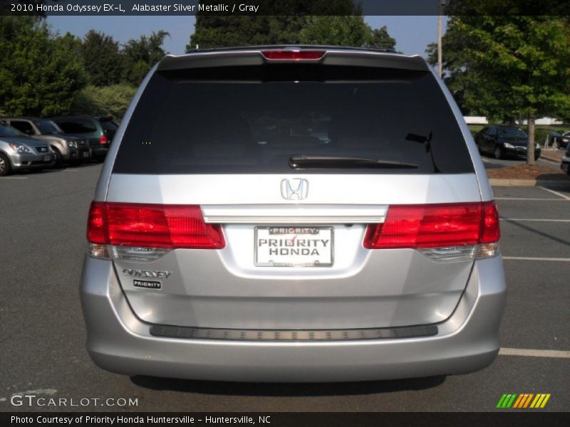 Alabaster Silver Metallic / Gray 2010 Honda Odyssey EX-L