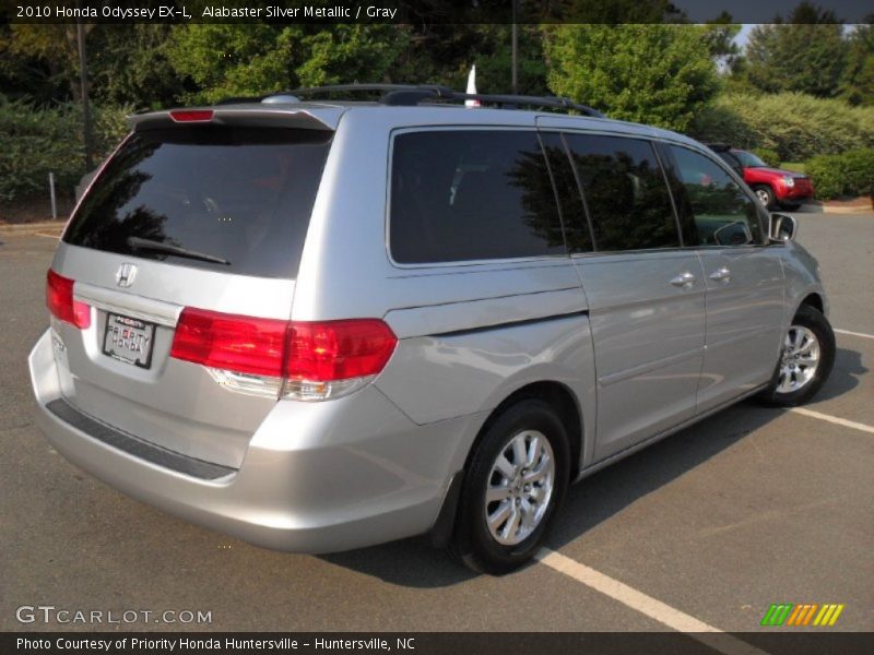 Alabaster Silver Metallic / Gray 2010 Honda Odyssey EX-L