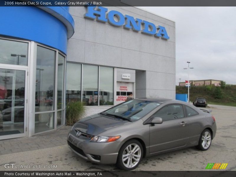 Galaxy Gray Metallic / Black 2006 Honda Civic Si Coupe