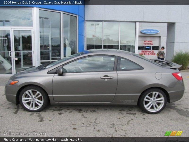 Galaxy Gray Metallic / Black 2006 Honda Civic Si Coupe