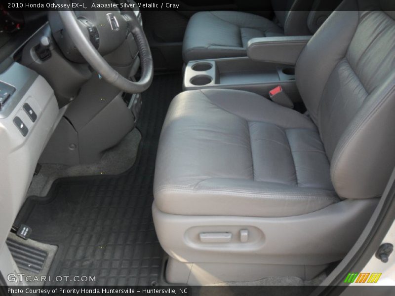 Alabaster Silver Metallic / Gray 2010 Honda Odyssey EX-L