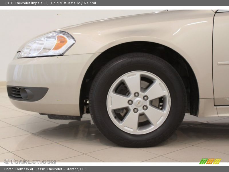 Gold Mist Metallic / Neutral 2010 Chevrolet Impala LT
