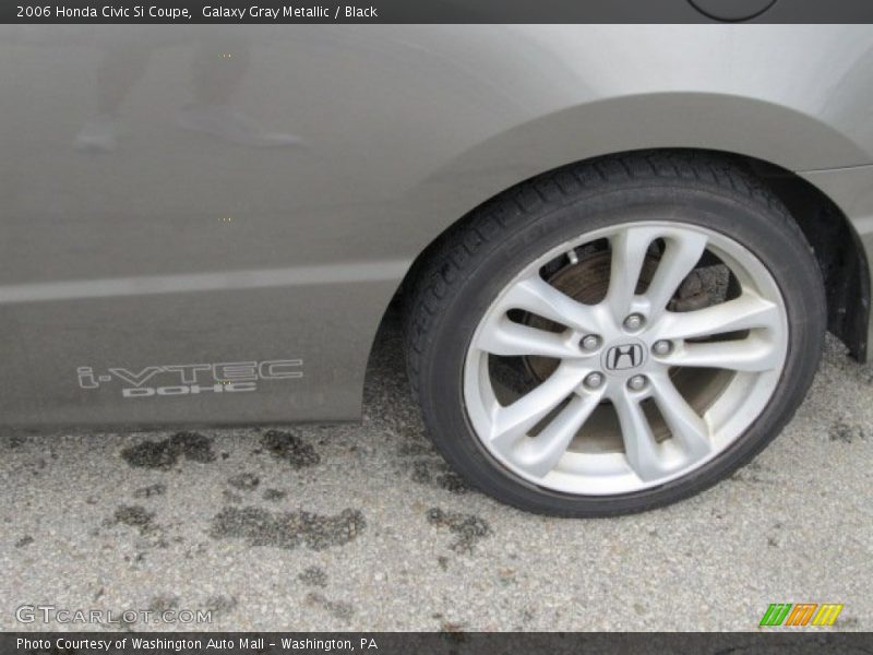 Galaxy Gray Metallic / Black 2006 Honda Civic Si Coupe