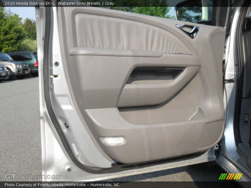 Alabaster Silver Metallic / Gray 2010 Honda Odyssey EX-L