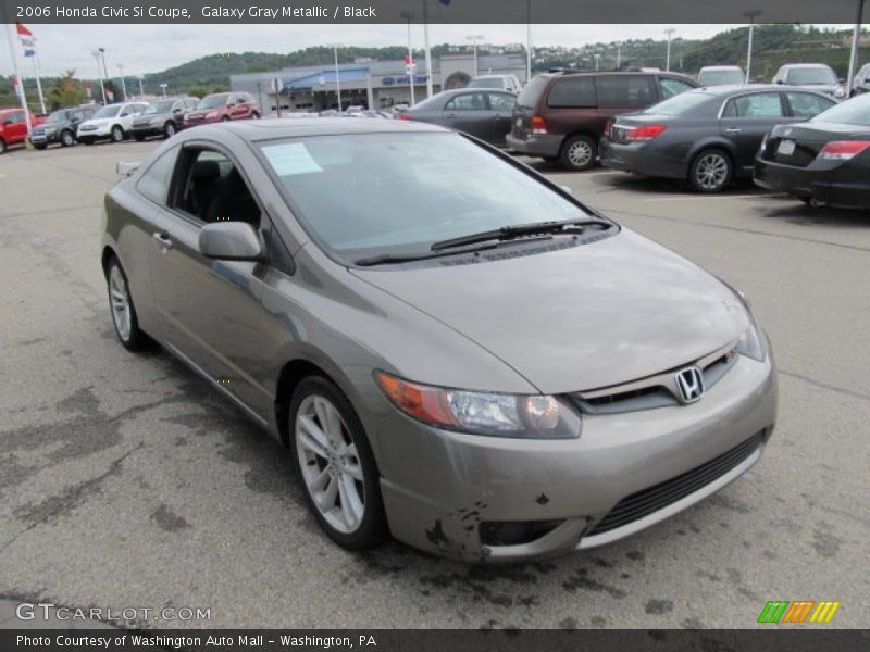 Galaxy Gray Metallic / Black 2006 Honda Civic Si Coupe