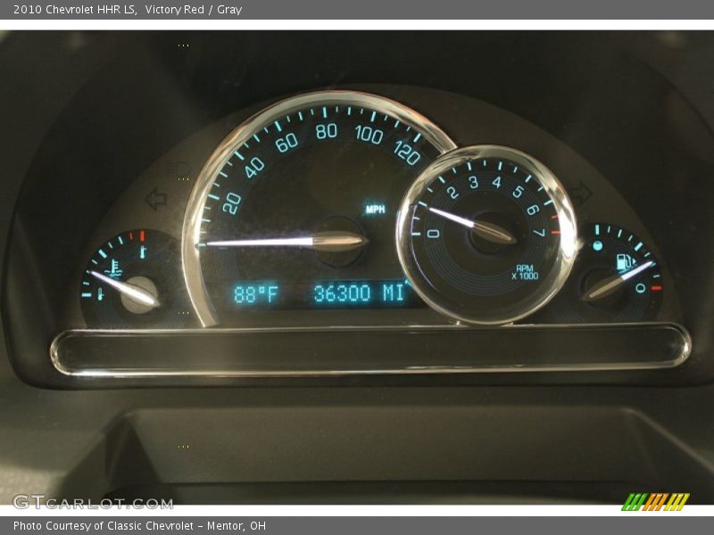 Victory Red / Gray 2010 Chevrolet HHR LS