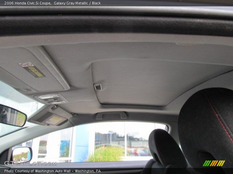 Galaxy Gray Metallic / Black 2006 Honda Civic Si Coupe