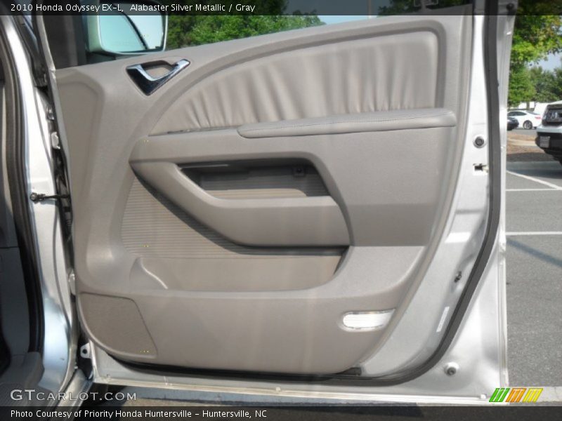 Alabaster Silver Metallic / Gray 2010 Honda Odyssey EX-L