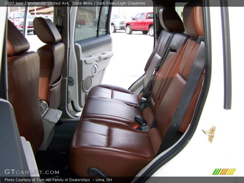 Stone White / Dark Khaki/Light Graystone 2007 Jeep Commander Limited 4x4