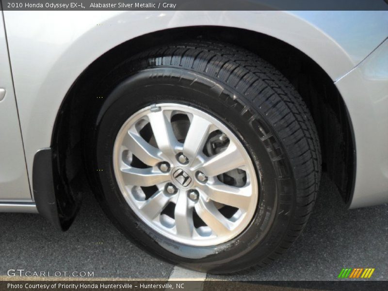 Alabaster Silver Metallic / Gray 2010 Honda Odyssey EX-L