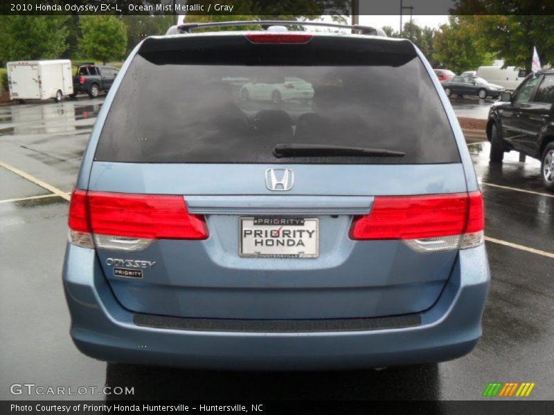 Ocean Mist Metallic / Gray 2010 Honda Odyssey EX-L