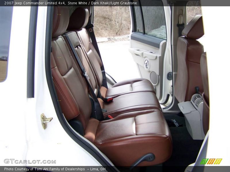 Stone White / Dark Khaki/Light Graystone 2007 Jeep Commander Limited 4x4