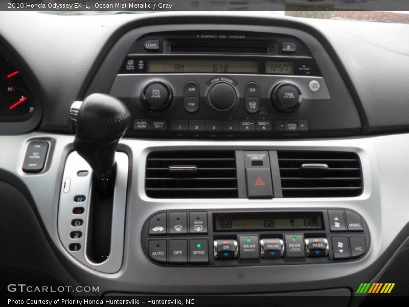 Ocean Mist Metallic / Gray 2010 Honda Odyssey EX-L
