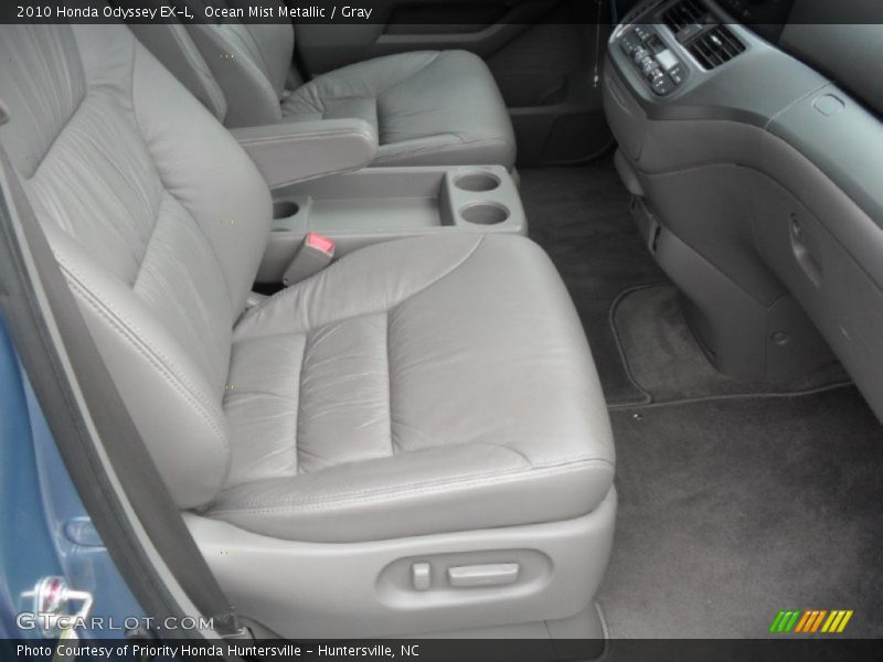 Ocean Mist Metallic / Gray 2010 Honda Odyssey EX-L