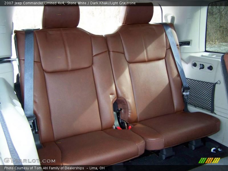 Stone White / Dark Khaki/Light Graystone 2007 Jeep Commander Limited 4x4