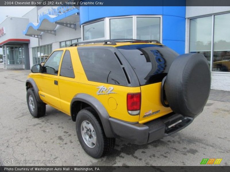 Yellow / Graphite Gray 2004 Chevrolet Blazer LS ZR2 4x4