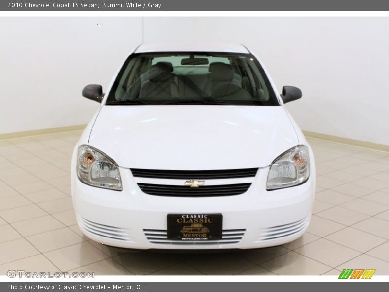 Summit White / Gray 2010 Chevrolet Cobalt LS Sedan