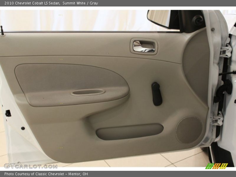 Summit White / Gray 2010 Chevrolet Cobalt LS Sedan