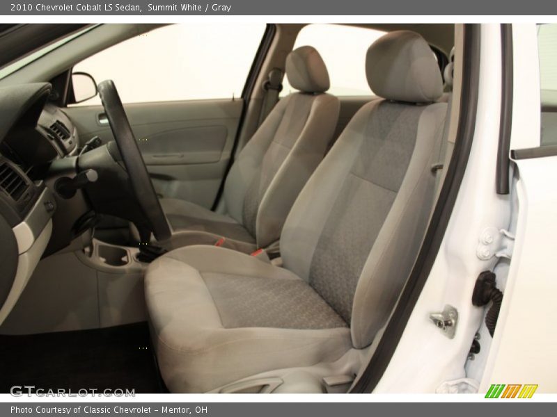 Summit White / Gray 2010 Chevrolet Cobalt LS Sedan