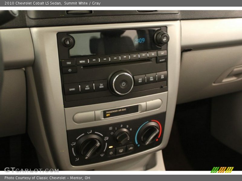Summit White / Gray 2010 Chevrolet Cobalt LS Sedan