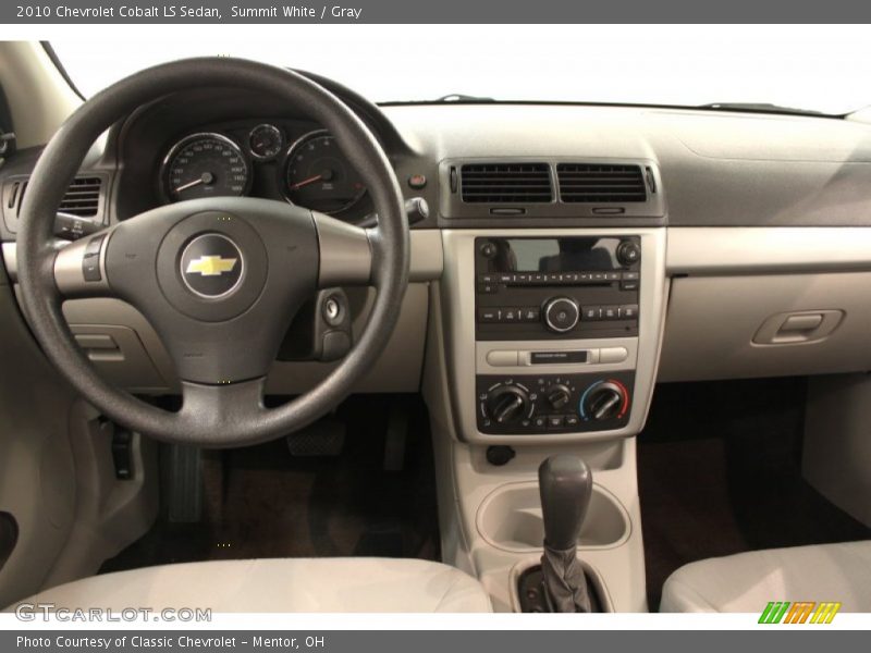 Summit White / Gray 2010 Chevrolet Cobalt LS Sedan