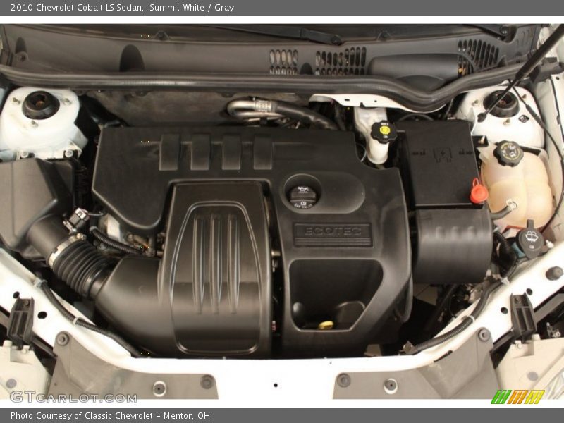 Summit White / Gray 2010 Chevrolet Cobalt LS Sedan