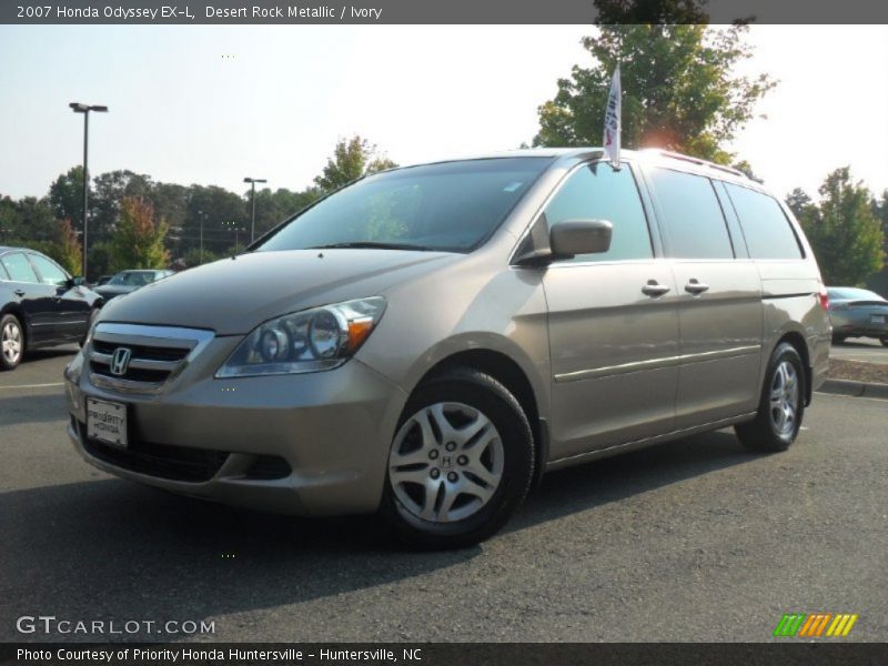 Desert Rock Metallic / Ivory 2007 Honda Odyssey EX-L