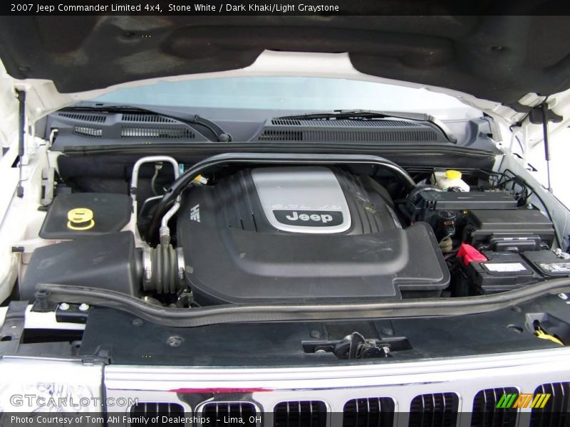 Stone White / Dark Khaki/Light Graystone 2007 Jeep Commander Limited 4x4