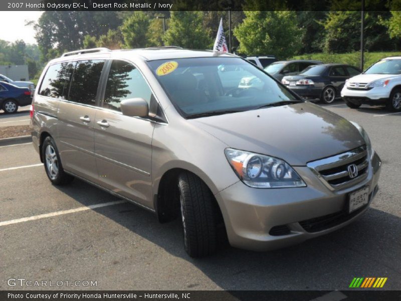 Desert Rock Metallic / Ivory 2007 Honda Odyssey EX-L