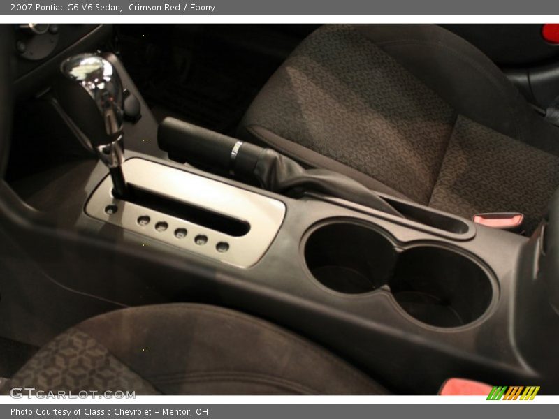 Crimson Red / Ebony 2007 Pontiac G6 V6 Sedan